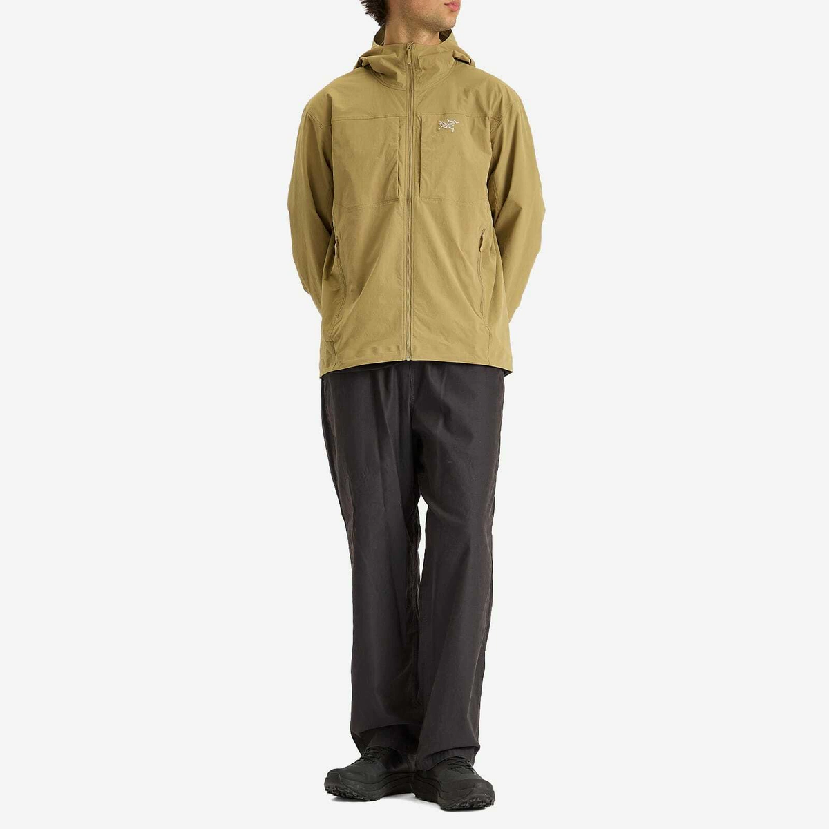 Arc'teryx Men's Gamma Lightweight Softshell Hoodie in Canvas