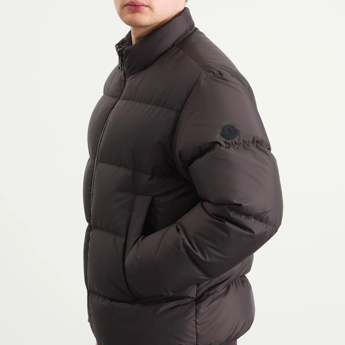 Moncler Erterle Jacket Recycled Padded Coat Brown
