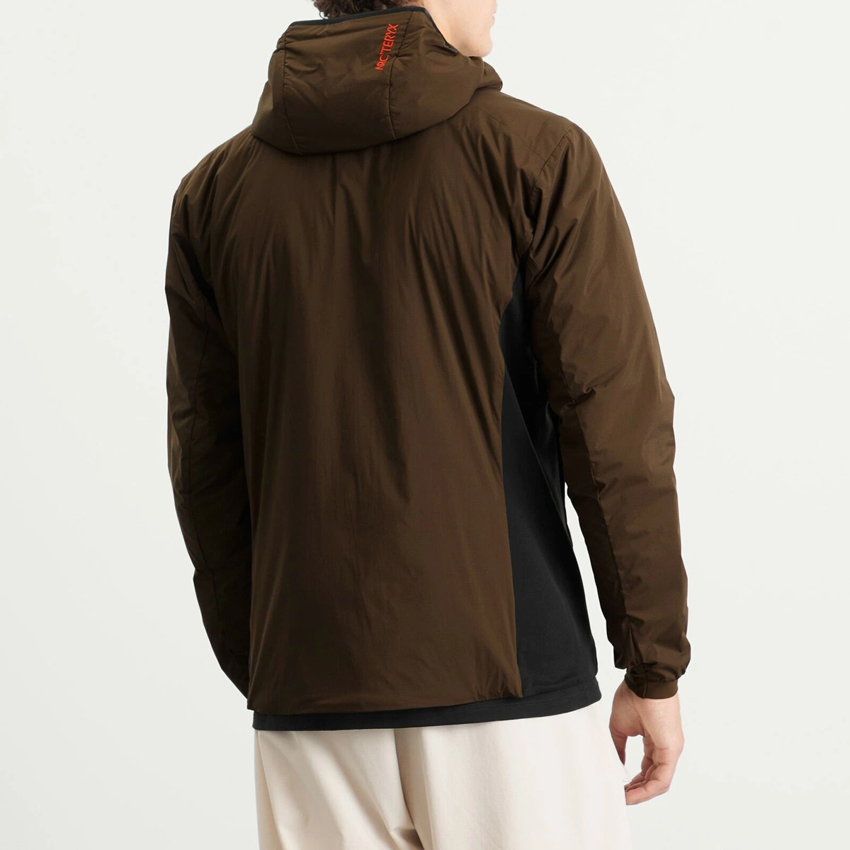 Arc'teryx Men's Atom Hooded Jacket in Carob/Black/Dynasty