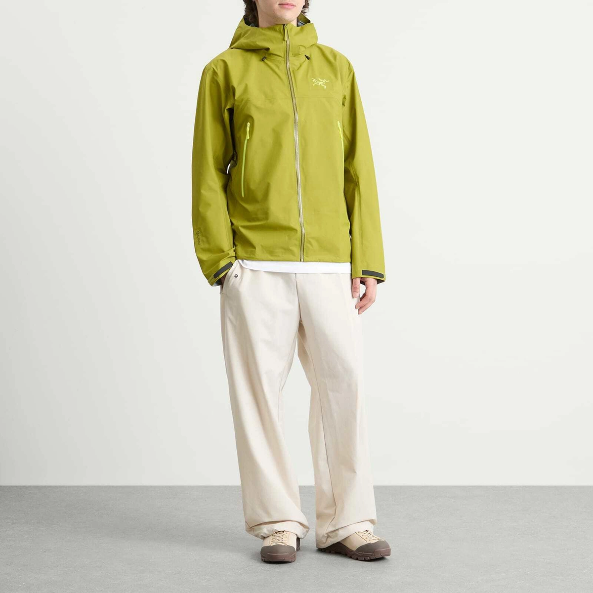 Arc'teryx Men's Beta SL Gore-Tex Jacket in Olive Moss/Euphoria