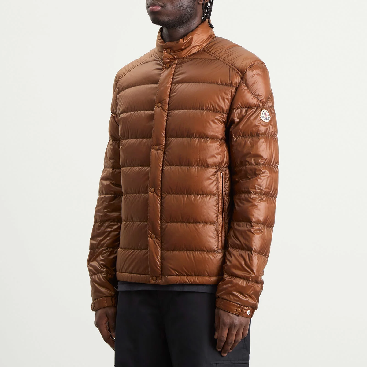 Moncler Selves Nylon Jacket Brown