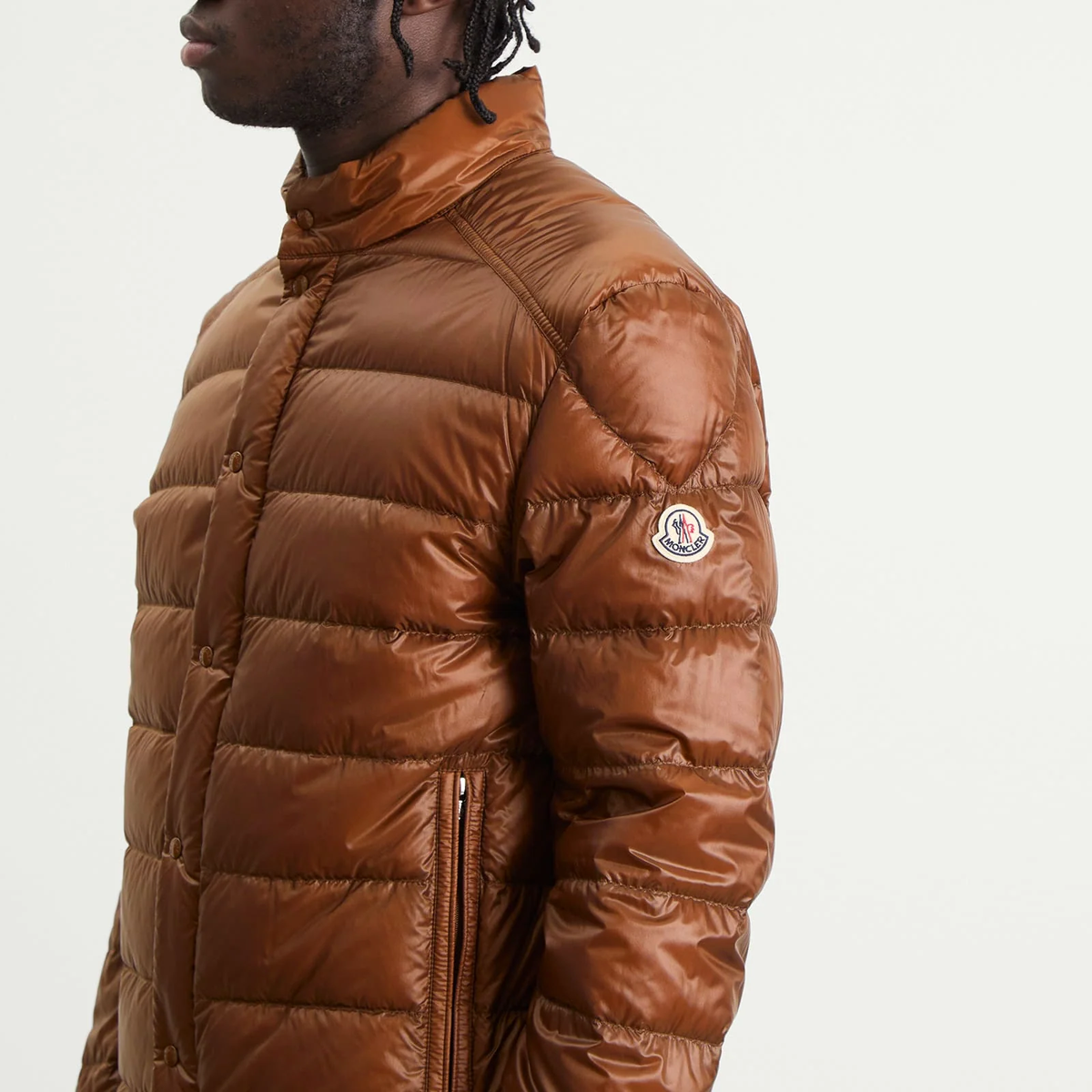 Moncler Selves Nylon Jacket Brown