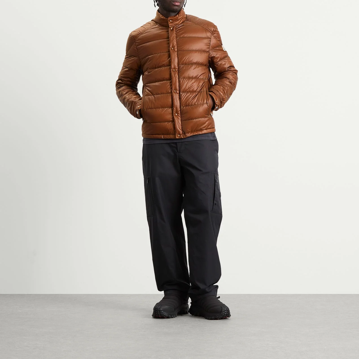 Moncler Selves Nylon Jacket Brown