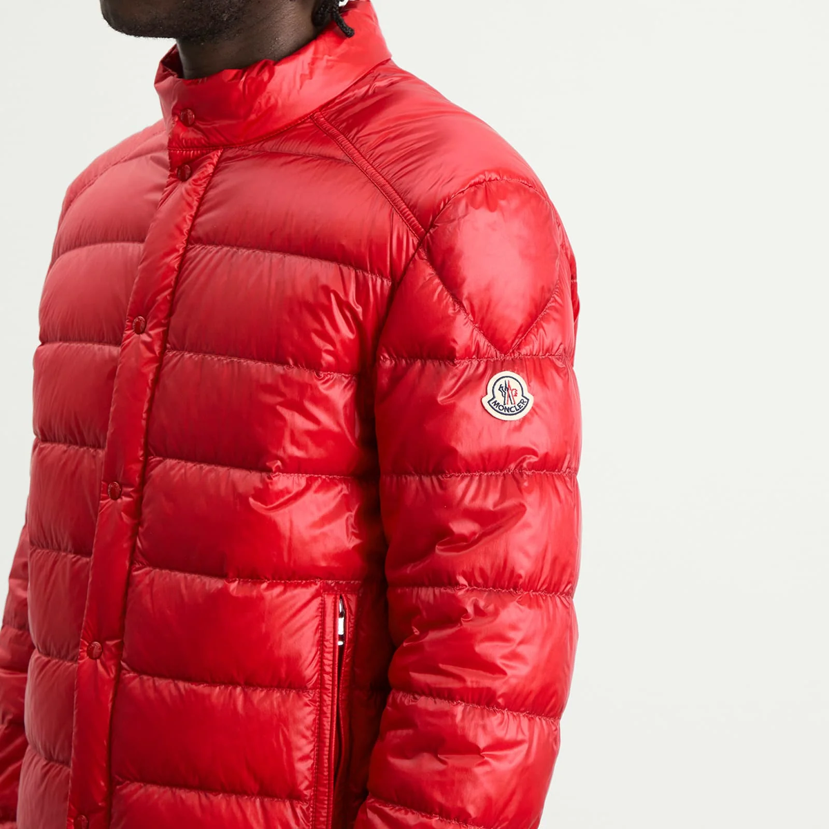 Moncler Selves Nylon Jacket Red